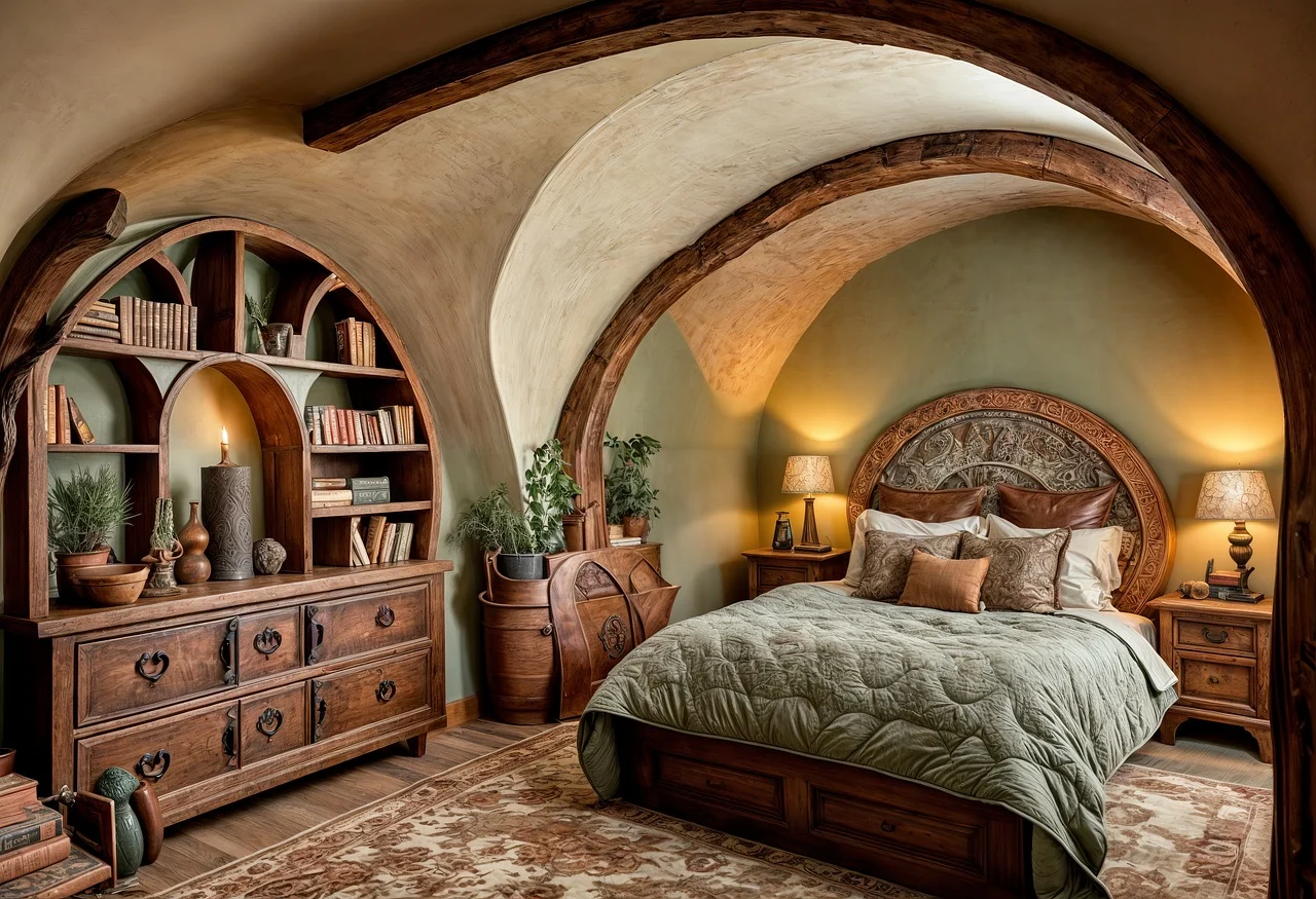 Rustic bedroom style