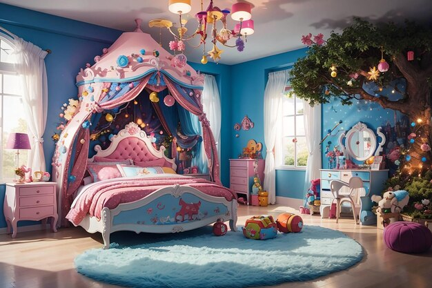 Kids Bedroom Whimsical Wonderland for Little Ones